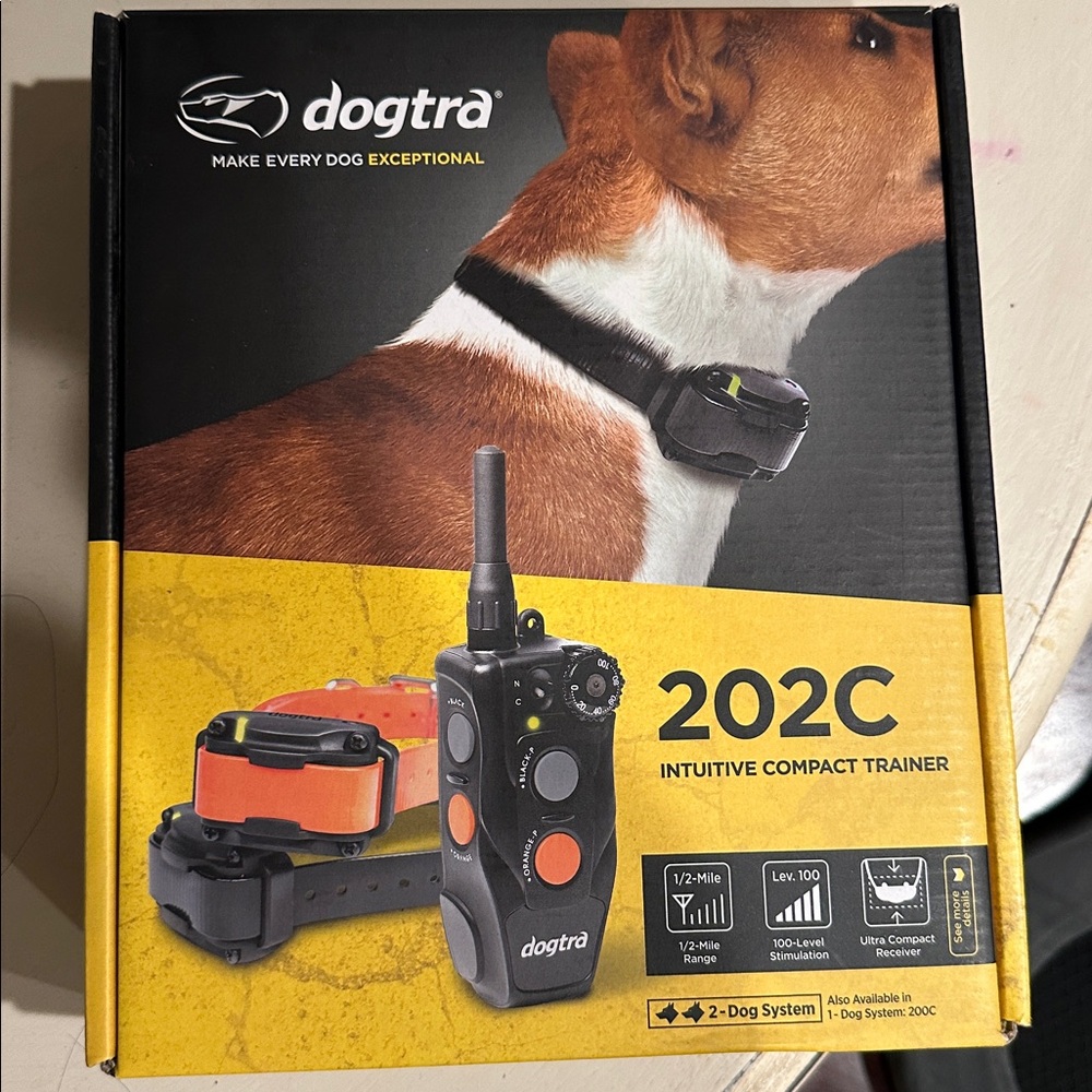 DOGTRA 202C intuitive compact trainer 2dog system